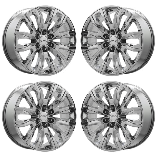 22" GMC Sierra Yukon Escalade Chrome wheels rims Factory OEM set 95513 EXCHANGE