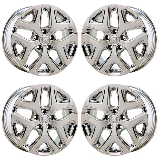17" Honda HR-V Bright Chrome wheels rims Factory OEM Set 64076 EXCHANGE