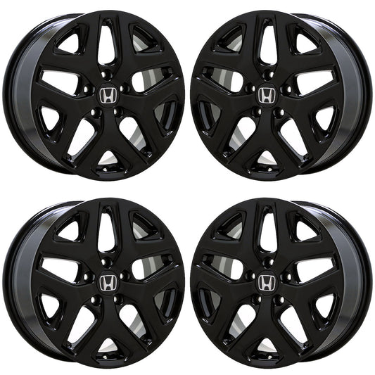 17" Honda HR-V Gloss Black wheels rims Factory OEM Set 64076