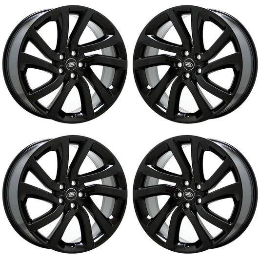 22" Land Rover Discovery Range Rover Gloss Black wheels rims OEM set 72294