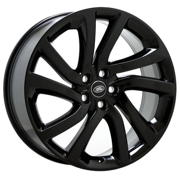 22" Land Rover Discovery Range Rover Gloss Black wheels rims OEM set 72294