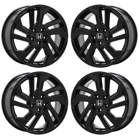 18" Honda HR-V Gloss Black wheels rims Factory OEM Set 63154