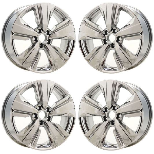 19" Nissan Rogue Bright Chrome wheels rims Factory OEM set 62829 EXCHANGE