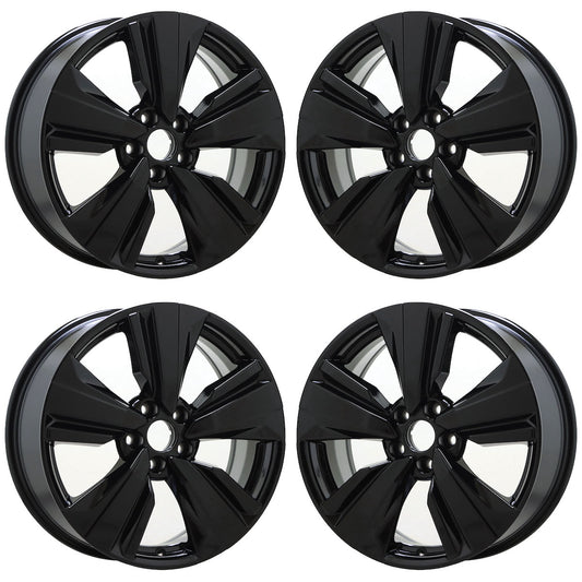 19" Nissan Rogue Gloss Black wheels rims Factory OEM set 62829