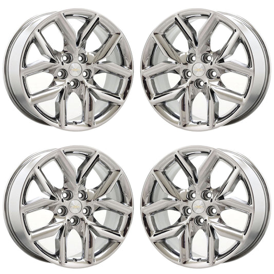 19" Chevrolet Impala Bright Chrome wheels rims Factory OEM set 5711