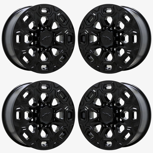20" Chevrolet Silverado 2500 3500 Gloss Black wheels rims Factory OEM 5946
