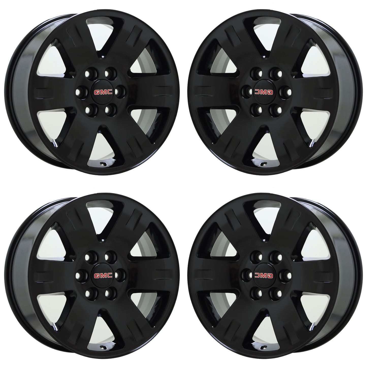 20" GMC Sierra 1500 Yukon Gloss Black wheels rims Factory OEM 5307 EXCHANGE