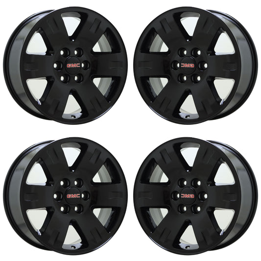 20" GMC Sierra 1500 Yukon Gloss Black wheels rims Factory OEM 5307 EXCHANGE