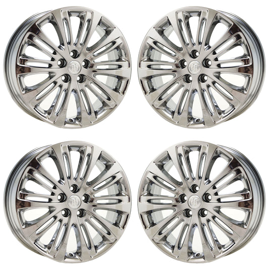 19" Buick Envision Bright Chrome wheels rims Factory OEM set 4807 EXCHANGE