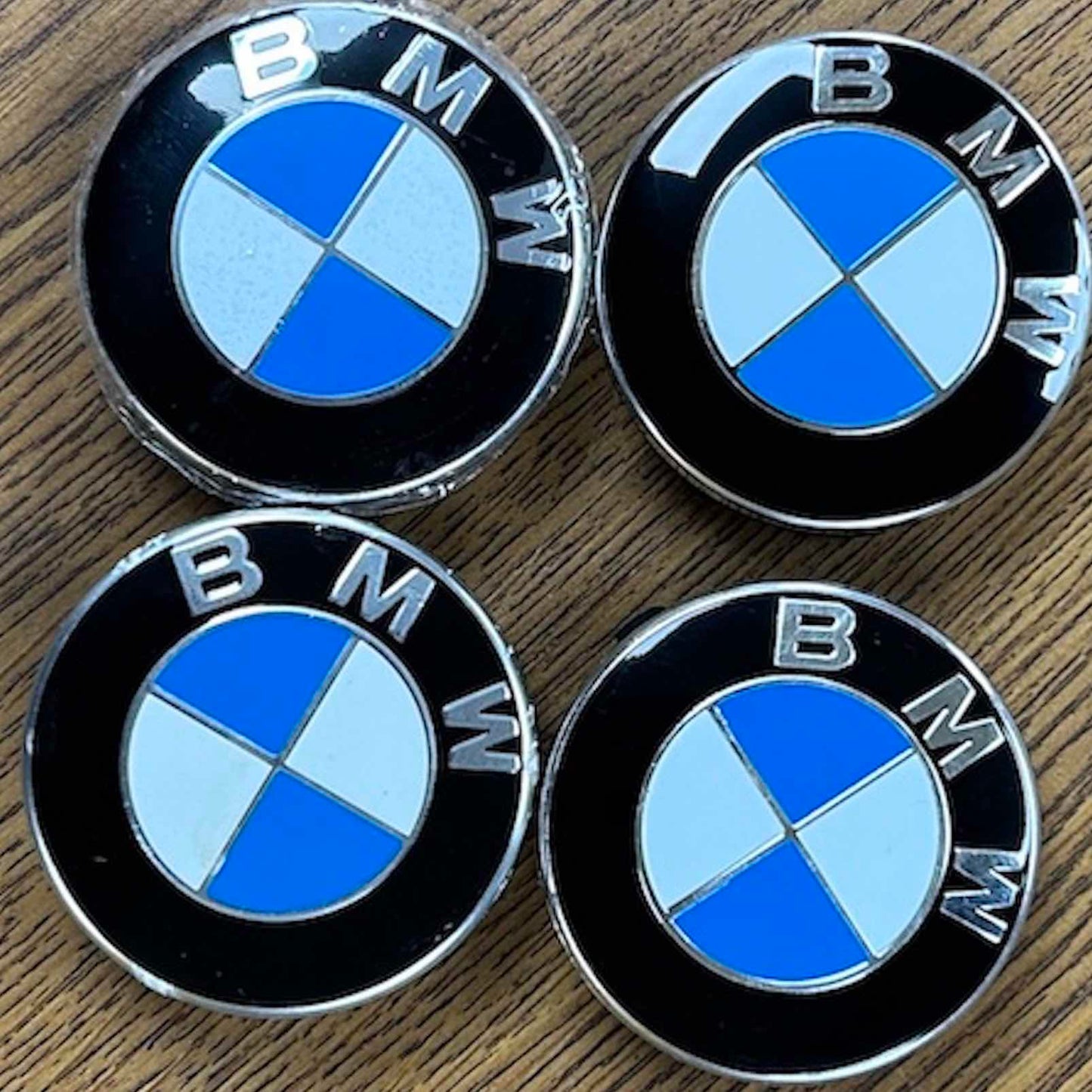 2 1/8" BMW 2, 3, 4, 5, 6, 7 Series Black Center Cap #36 13 6 850 834 set
