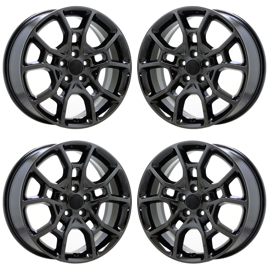 19" Dodge Charger Challenger Black Chrome wheels rims Factory OEM set 2544