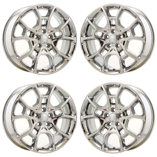 19" Dodge Charger Challenger Bright Chrome wheels rims Factory OEM set 2544
