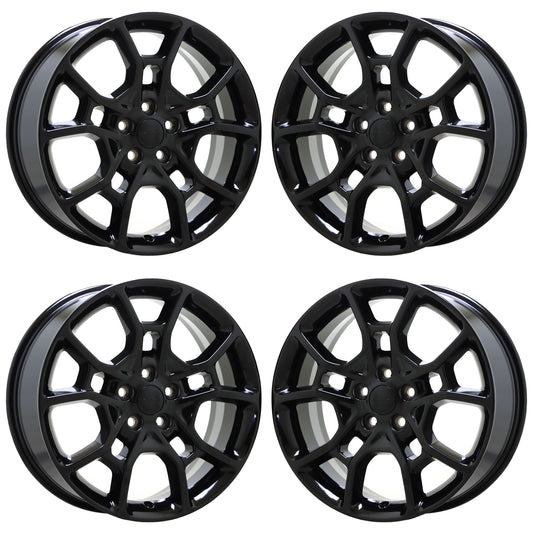 19" Dodge Charger Challenger Gloss Black wheels rims Factory OEM set 2544