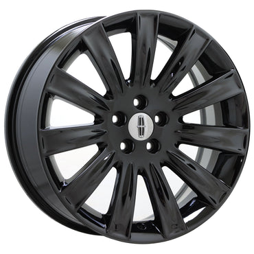 20" Lincoln MKS MKX Black Chrome wheels rims Factory OEM set 3764