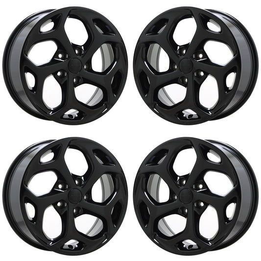 18" Chrysler Pacifica Gloss Black wheels rims Factory OEM set 2017 EXCHANGE
