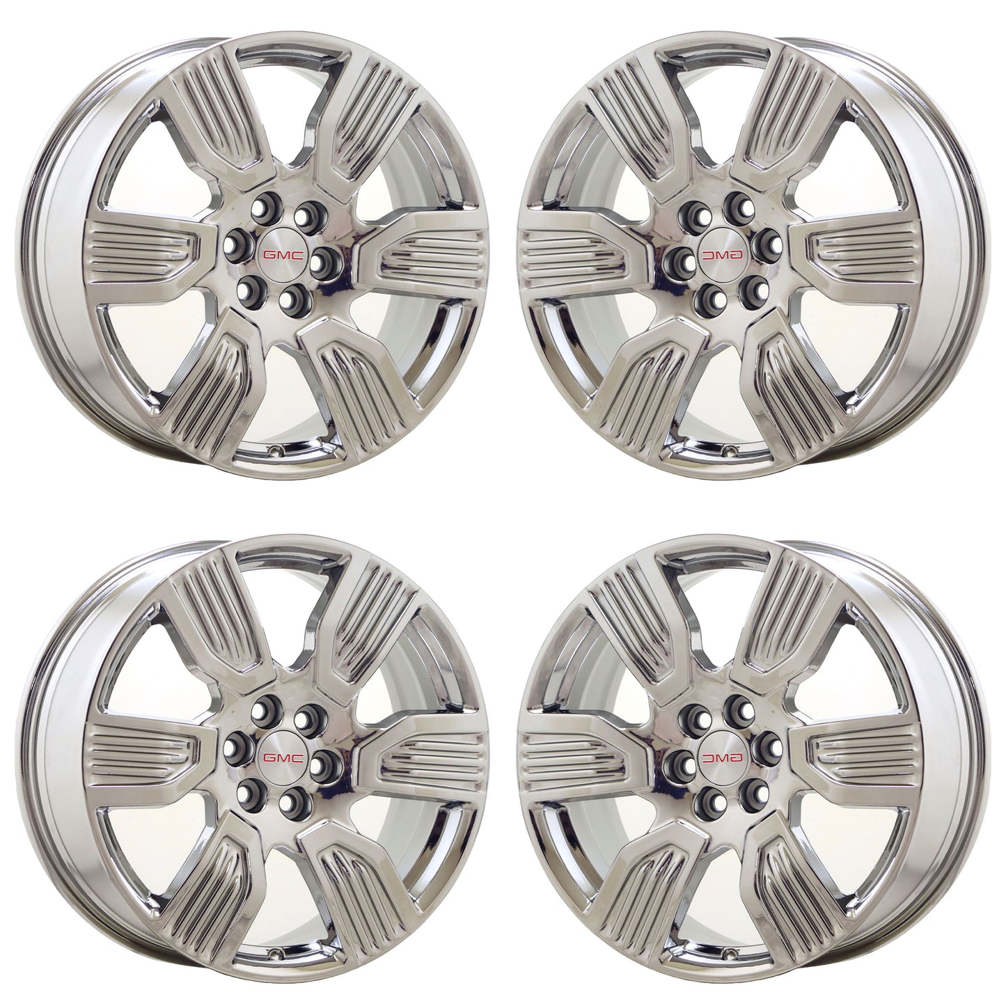 20" GMC Acadia Bright Chrome wheels rims Factory GM set 5952 EXCHANGE