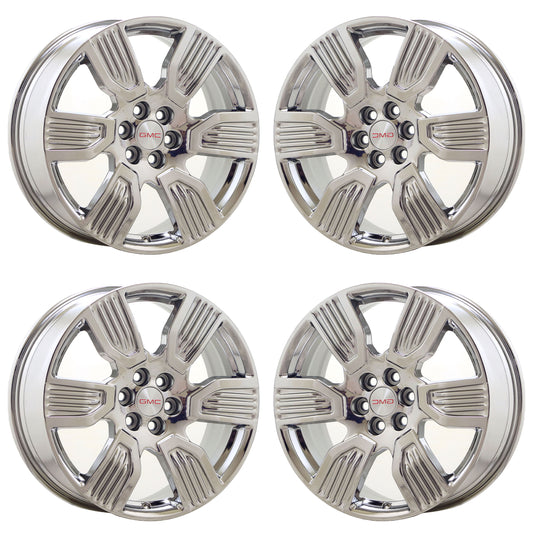 20" GMC Acadia Bright Chrome wheels rims Factory GM set 5952 EXCHANGE