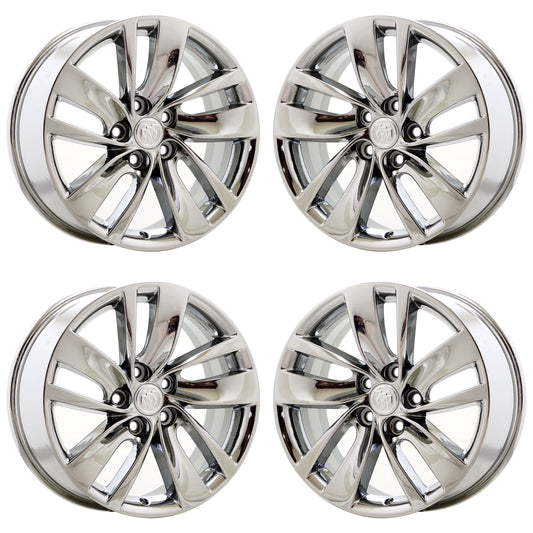 18" Buick Regal Bright Chrome wheels rims Factory OEM set 4119 EXCHANGE