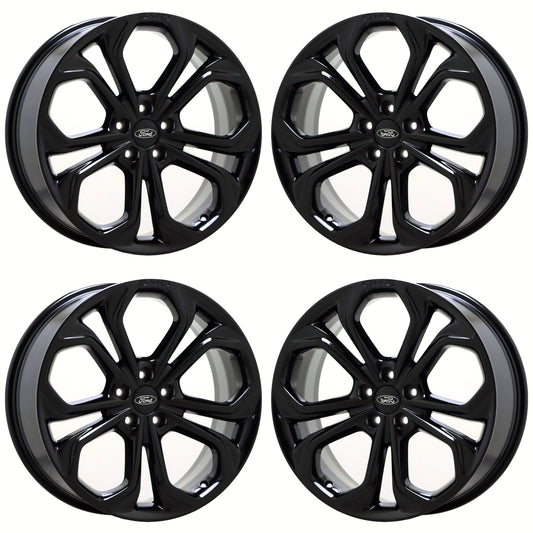20" Ford Taurus Gloss Black wheels rims Factory OEM set 3926B