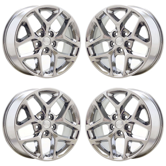 18" Buick Lacrosse Regal Bright Chrome wheels rims Factory OEM set 97464