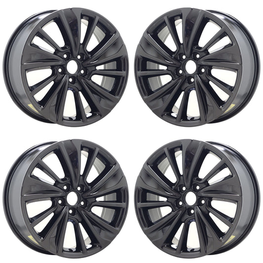 20" Acura MDX Black Chrome wheels rims Factory OEM set 71838