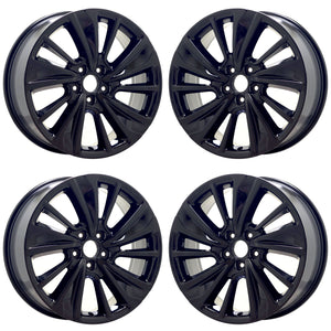 20" Acura MDX Black wheels rims Factory OEM set 71838