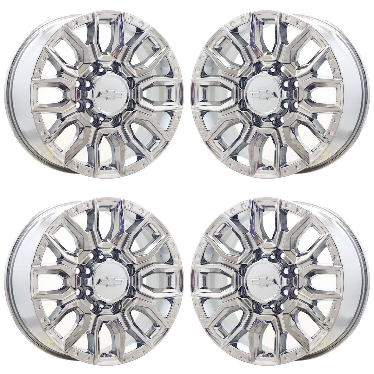 20" Chevy Silverado 2500 3500 Bright Chrome wheels rims Factory OEM set EXCHANGE