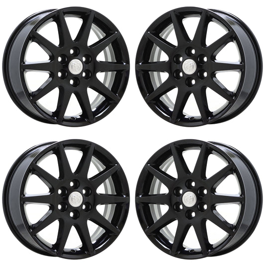 19" Buick Enclave Gloss Black wheels rims Factory OEM set 4131 EXCHANGE