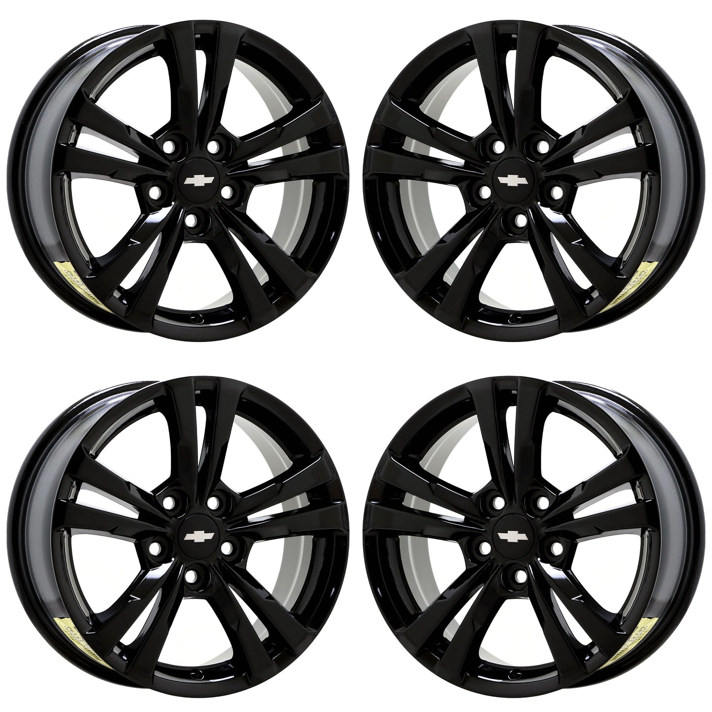 17" Chevrolet Equinox Gloss Black wheels rims Factory OEM set 5433