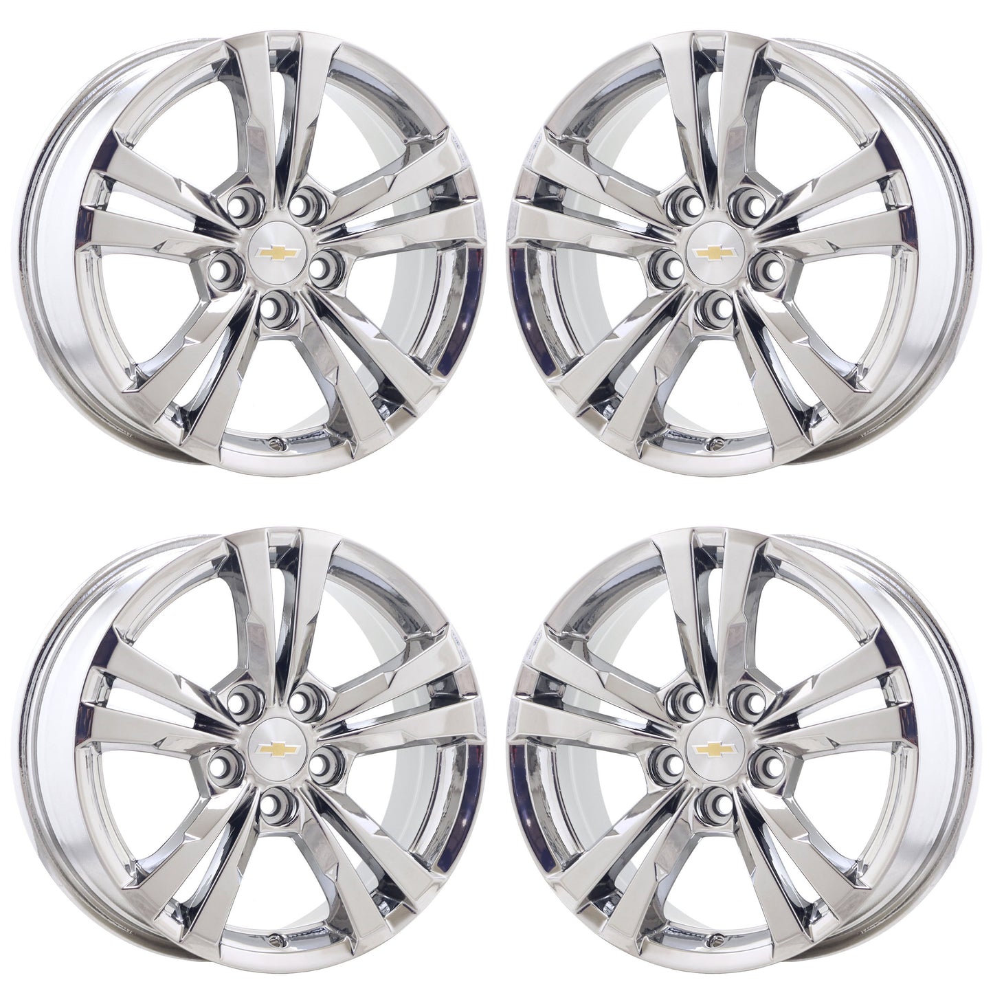 17" Chevrolet Equinox Bright Chrome wheels rims Factory OEM set 5433 EXCHANGE