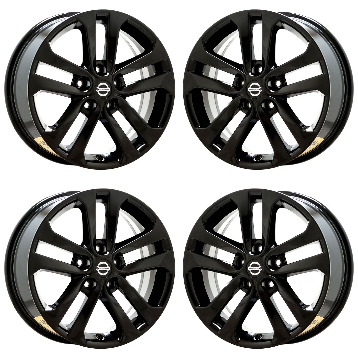 17" Nissan Juke Gloss Black wheels rims Factory OEM set 62559 EXCHANGE