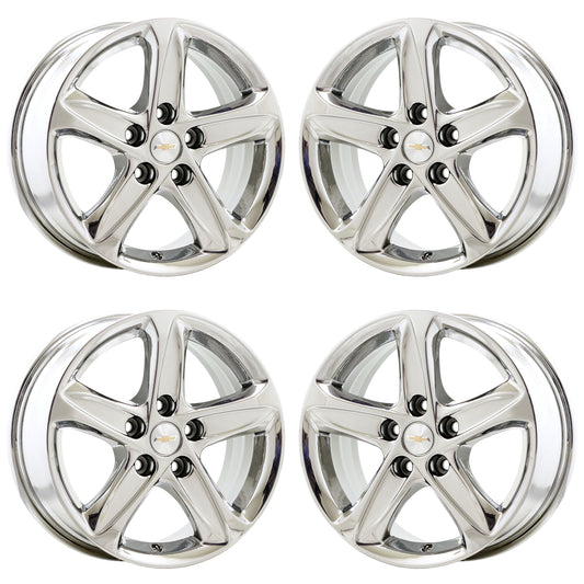 16" Chevrolet Malibu Bright Chrome wheels rims Factory OEM set 5885
