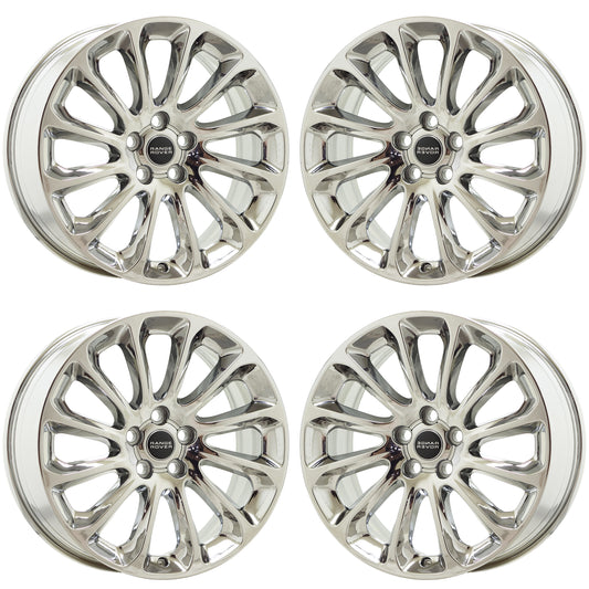 20" Land Rover Range Rover Bright Chrome wheels rims Factory OEM set 72317