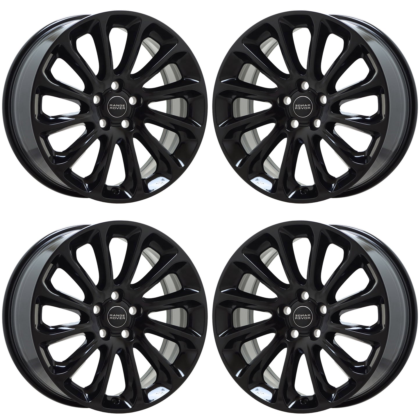 20" Land Rover Range Rover Gloss Black wheels rims Factory OEM 72317 EXCHANGE