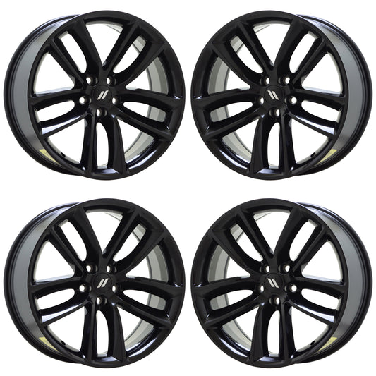 20" Dodge Charger Gloss Black wheels rims Factory OEM set 2526 2653 EXCHANGE