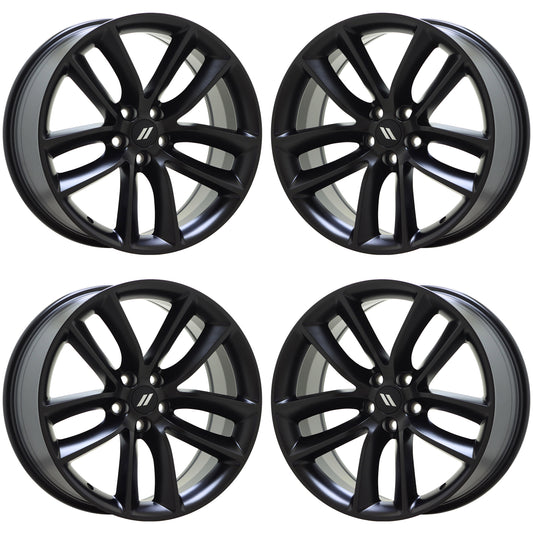 20" Dodge Challenger Satin Black wheels rims Factory OEM set 2526 2653 EXCHANGE