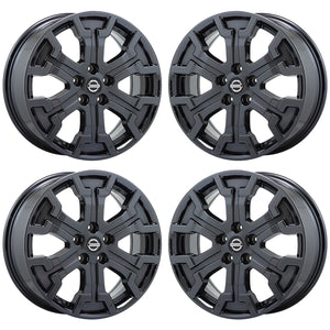 18" Nissan Pathfinder Black Chrome wheels rims Factory OEM 2019 2020 set 96469