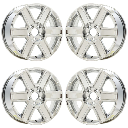18" GMC Terrain Bright Chrome wheels rims Factory OEM set 5450