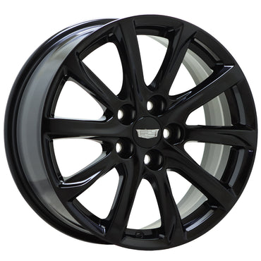 18" Cadillac XT4 Gloss Black wheels rims Factory OEM set 4822