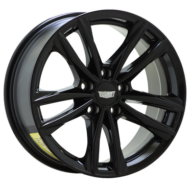 17" Cadillac CT4 Gloss Black wheels rims Factory OEM set 4857 96917