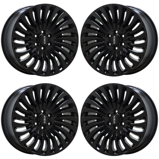 22" Lincoln Navigator Gloss Black wheels rims Factory OEM set 10179 EXCHANGE