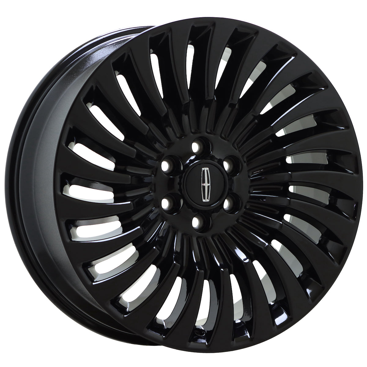 22" Lincoln Navigator Gloss Black wheels rims Factory OEM set 10179