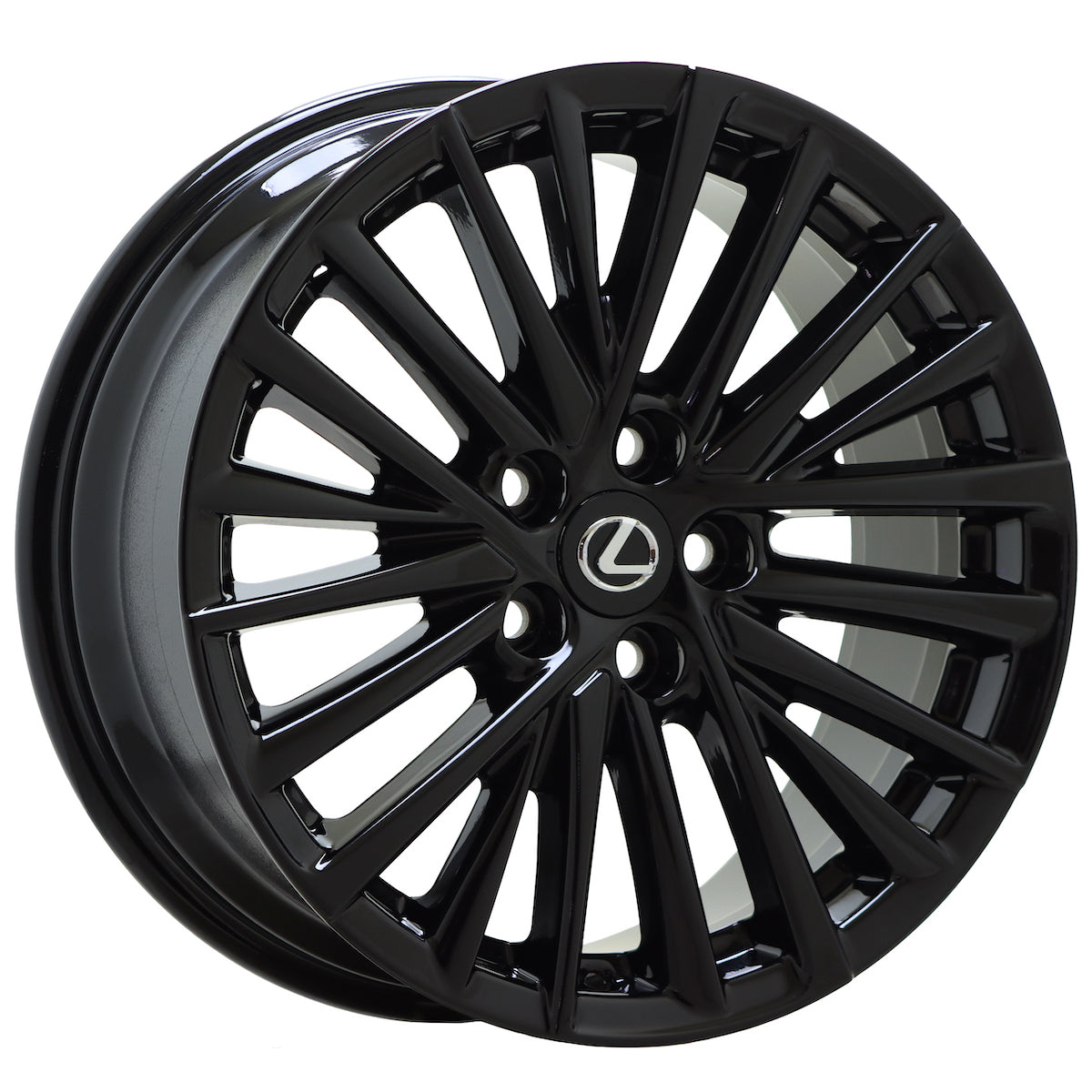 18" Lexus ES250 ES300h ES350 Gloss Black wheels rims Factory OEM 74405 EXCHANGE