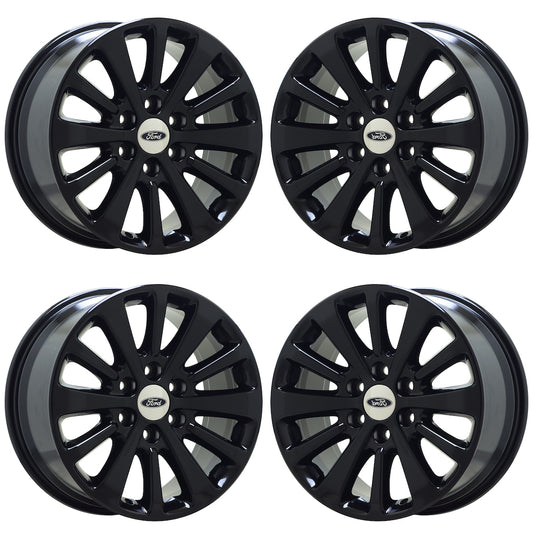 18" Ford Expedition Gloss Black wheels rims Factory OEM set 3988 EXCHANGE