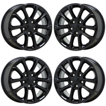 Load image into Gallery viewer, 18&quot; Jeep Grand Cherokee Dodge Durango Black wheels rims Factory OEM set 9136
