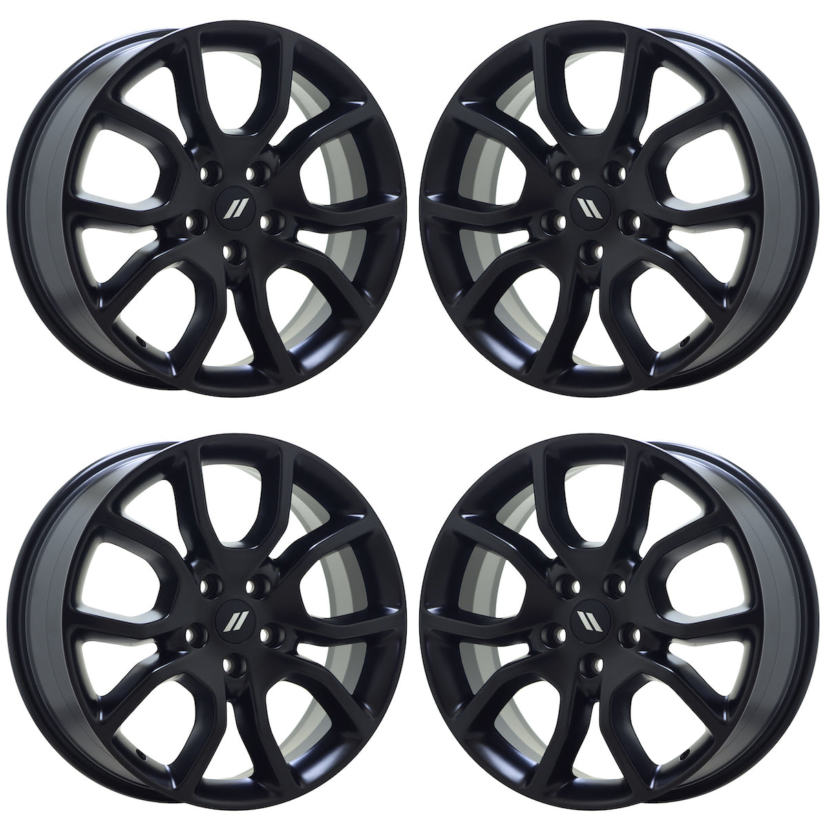 20" Dodge Durango Jeep Grand Cherokee Satin Black wheels OEM 2570