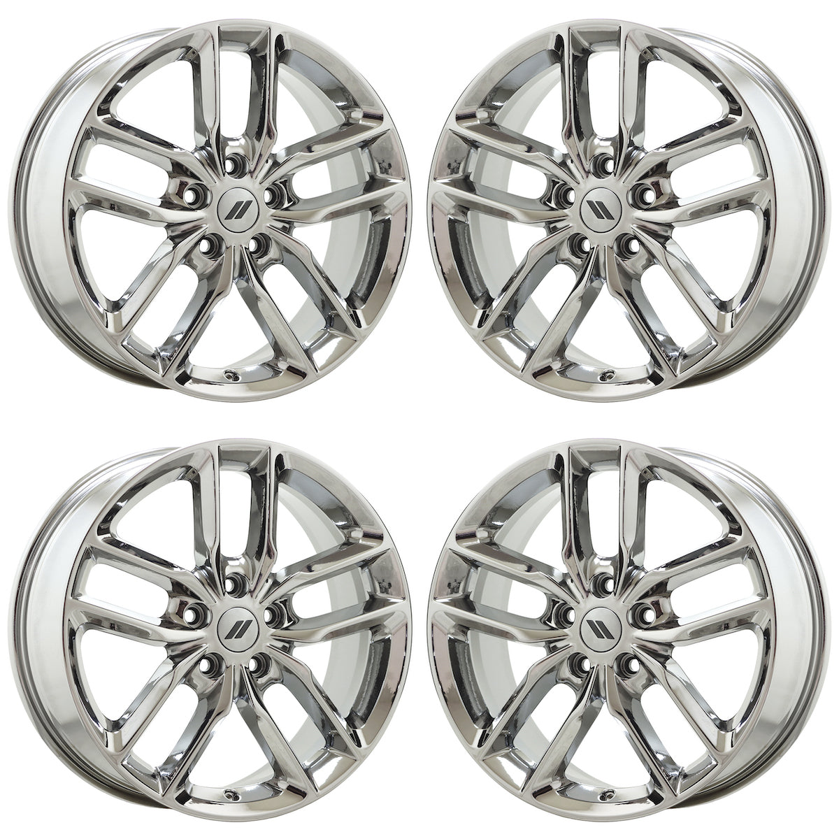 20" Dodge Durango Bright Chrome wheels Factory OEM set 2021-2024 2730