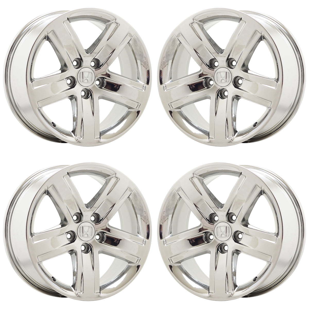 18" Honda Ridgeline Truck Bright Chrome wheels rims Factory OEM 63655 EXCHANGE