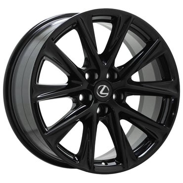19" Lexus GS350 GS450 Gloss Black wheels rims Factory OEM set 74270 74296