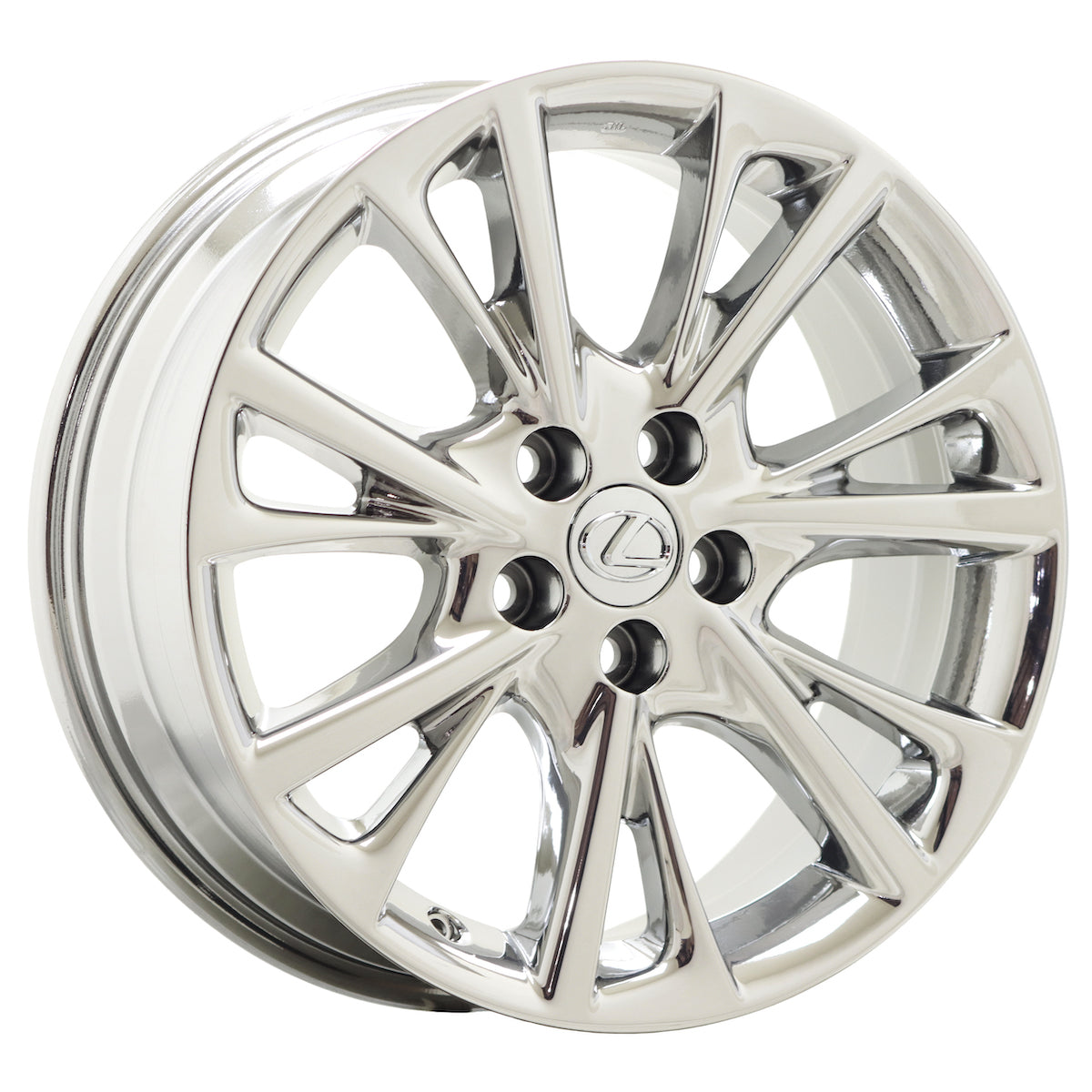 18" Lexus HS250h Bright Chrome wheels rims Factory OEM set 74232